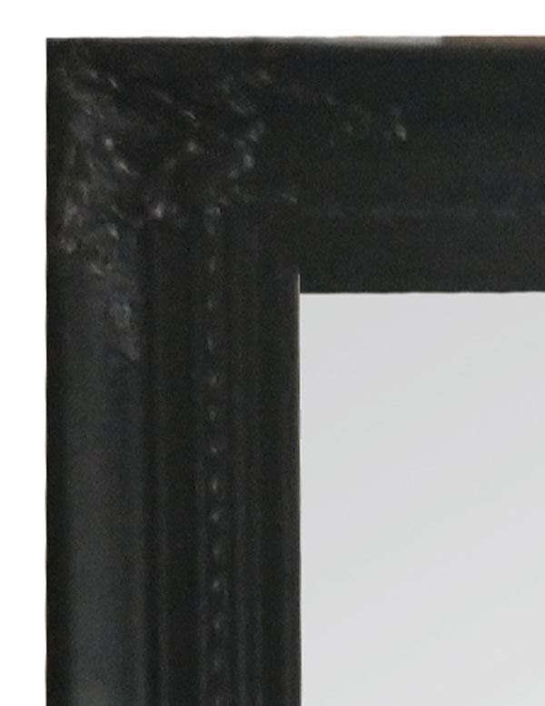 Freda Ornate Mirror Black 180cm-abc