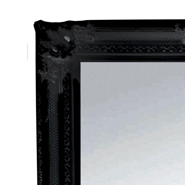 Gabriel Ornate Mirror Black 220cm-abc