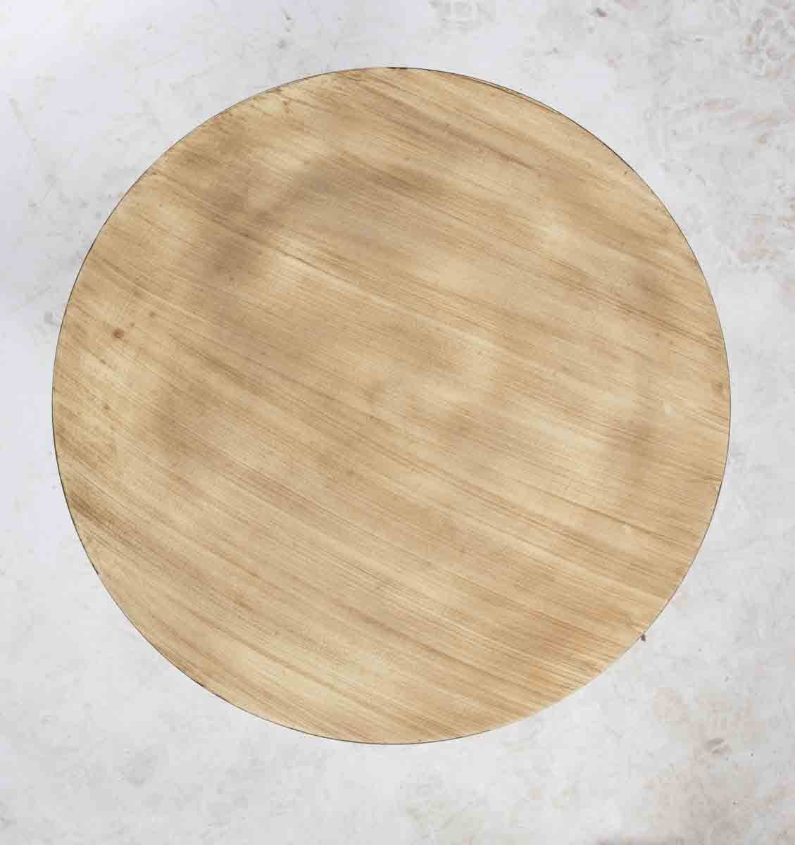 Aluminium Round Bar Table with 3 Feet-abc