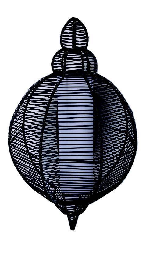 H & M Pendant - Black-abc