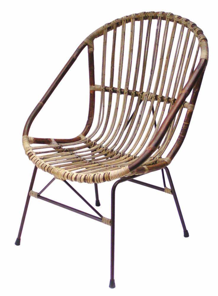 Rattan Pola Chair w/ Metal-abc
