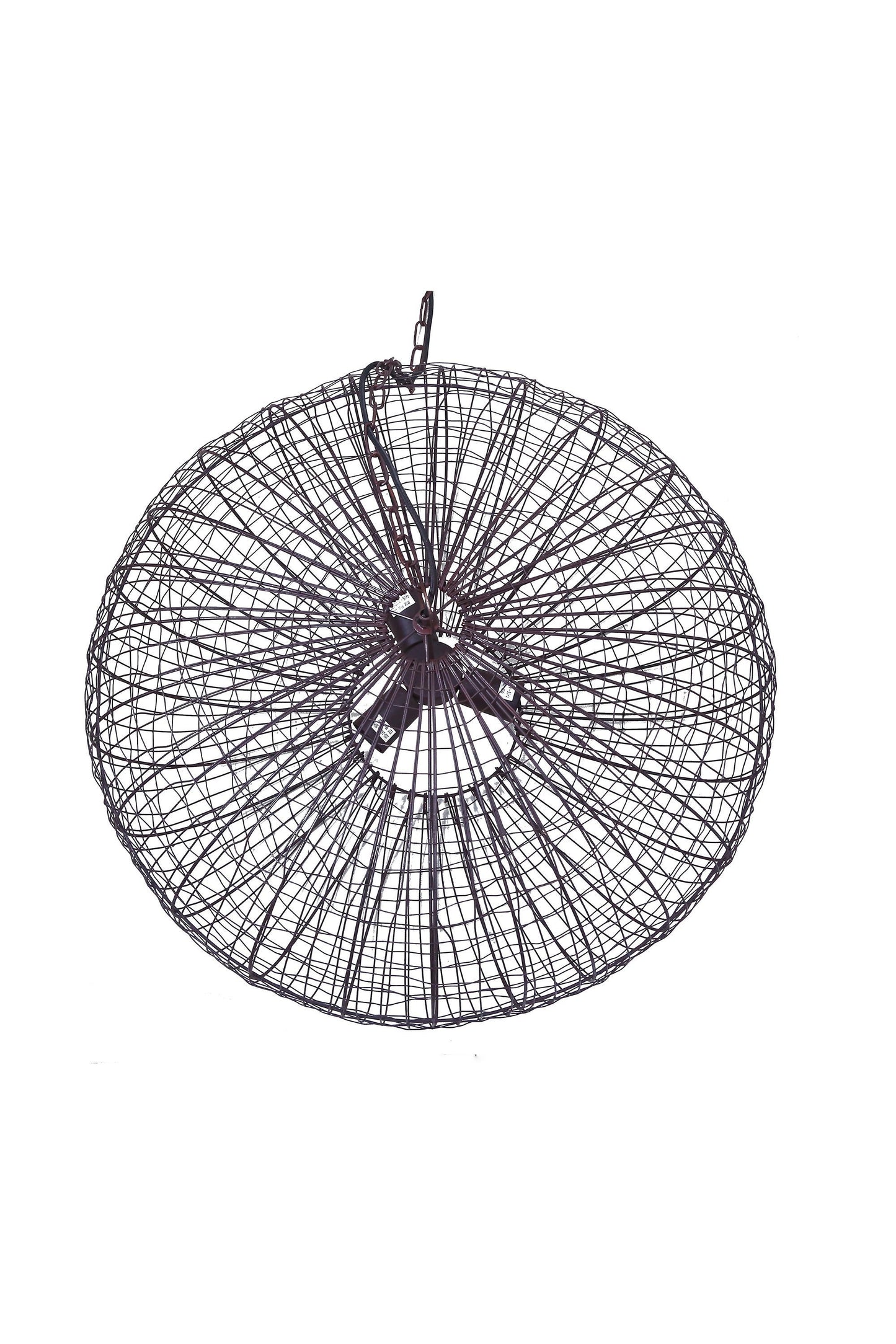 Lobster - Antique Copper - Wire Weave Ellipse Pendant Light-abc