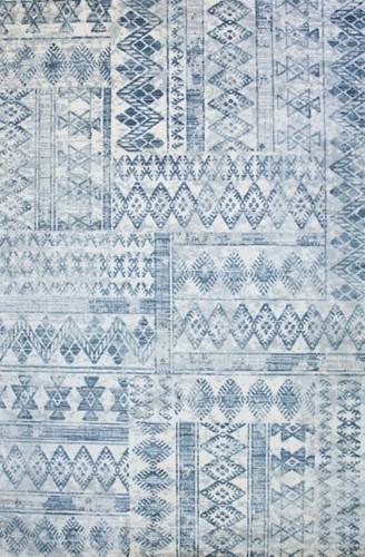 Rug Matrix Aztec 80/20 Viscose Acrylic Chenille-abc