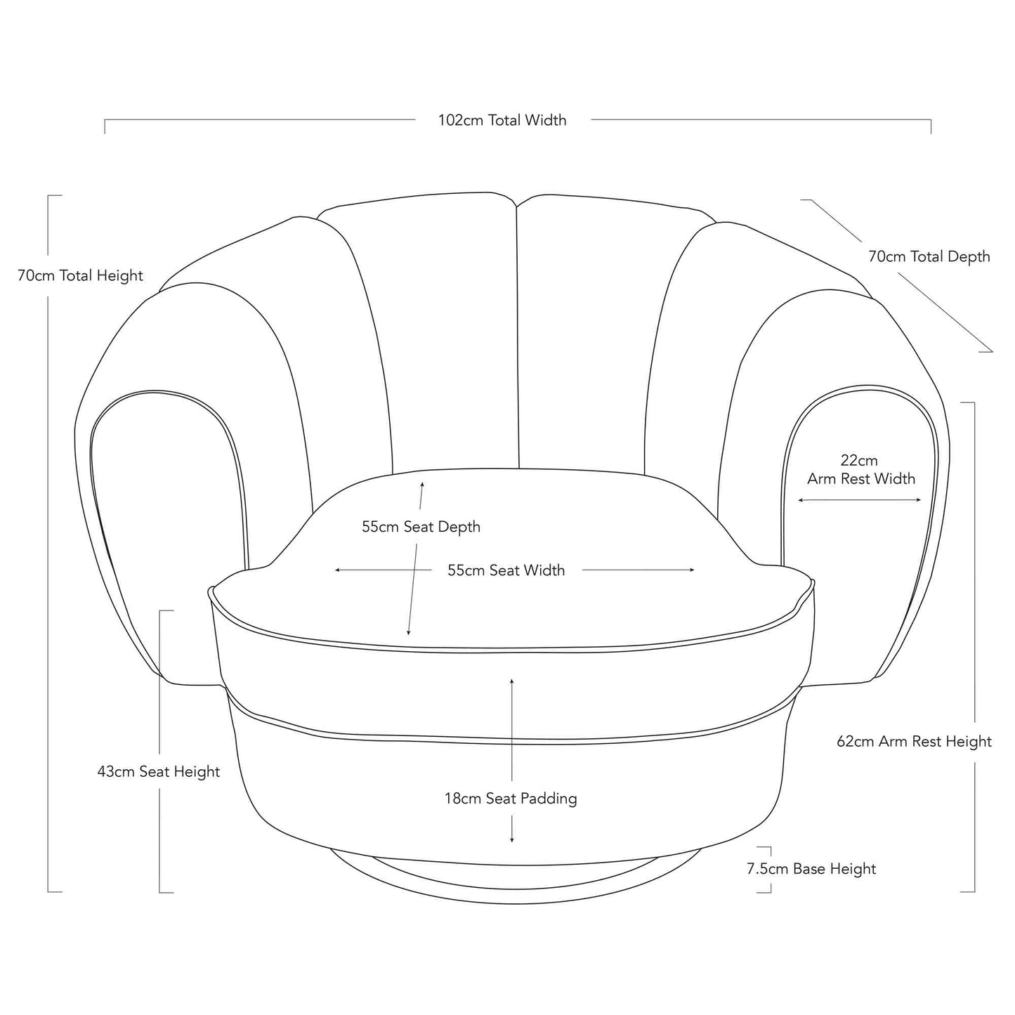 Siena Swivel Chair - Olive-abc
