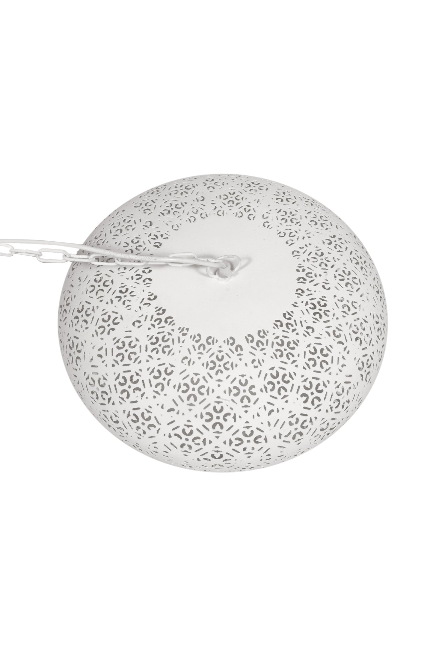 Titan - White - Perforated Ellipse Pendant Light-abc