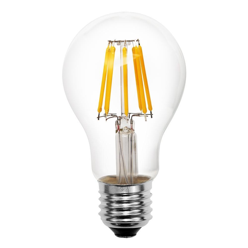 Globe LED Glass 8W 2700K Clear E27 Non-Dimmable-abc