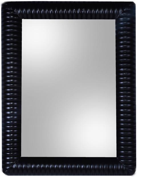 Bangle Mirror - Black - 800mm x 600mm x 35mm-abc