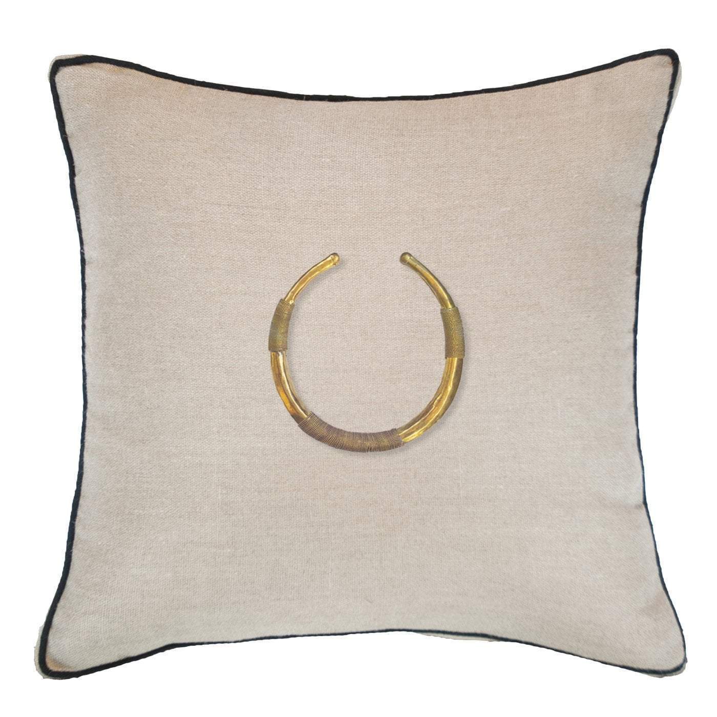 Amulet Delhi Natural Lounge Cushion 55x55cm-abc
