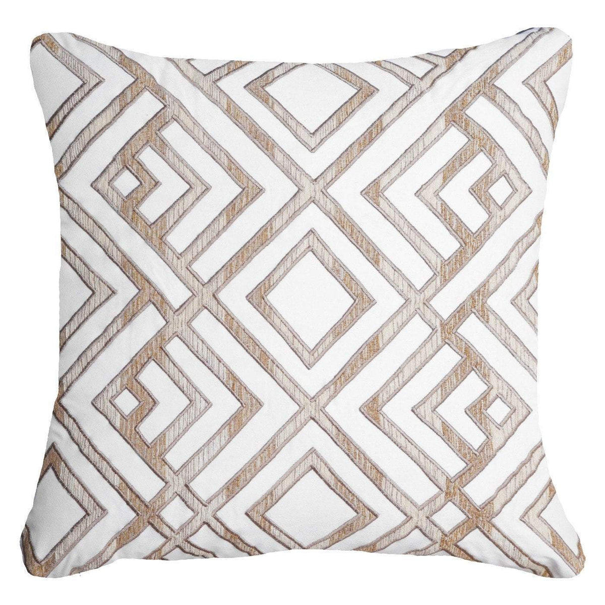 Shoowa Arrow White Lounge Cushion 55 x 55 cm-abc
