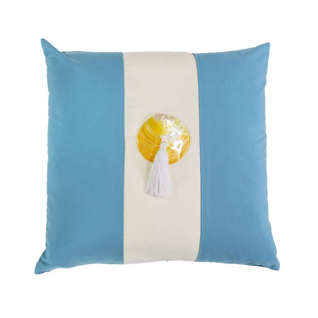 Outdoor Tassel Lake Medium Cushion 50 x 50 cm-abc