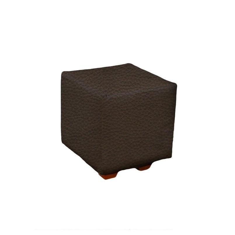 Ottoman Pod Nova Leatherette Bark-abc