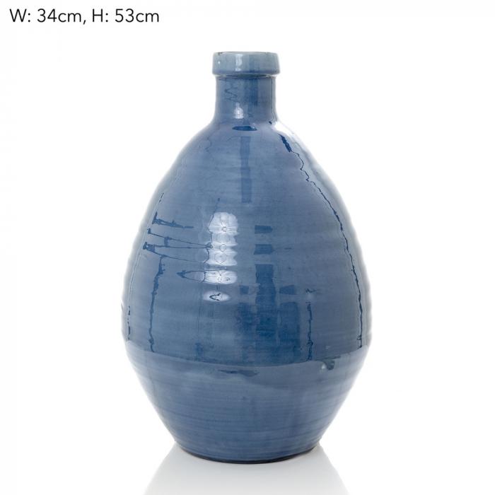 Skye Jar Lge 34x34x53 Blue-abc