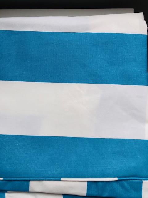 Uluwatu Striped Double Lounger Outdoor Bean Bag - Light Blue-abc