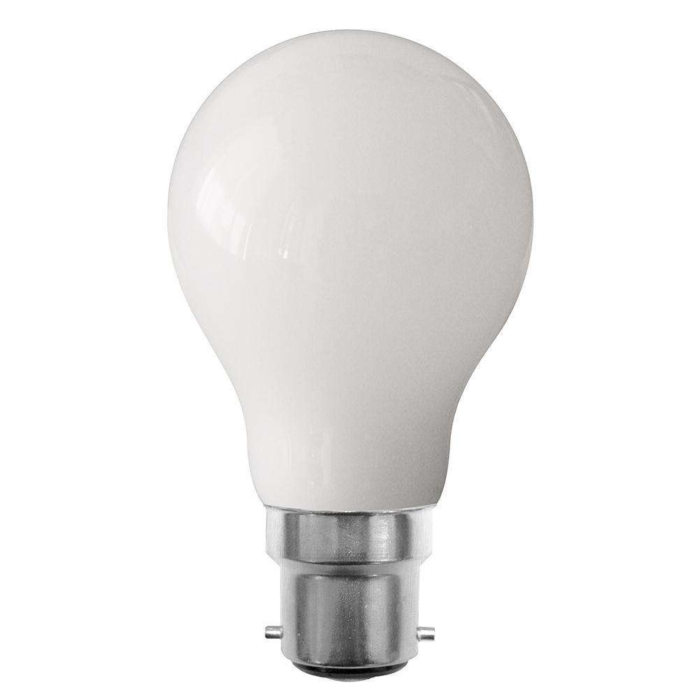Globe LED Glass 8W 2700K Opal B22 Non-Dimmable-abc