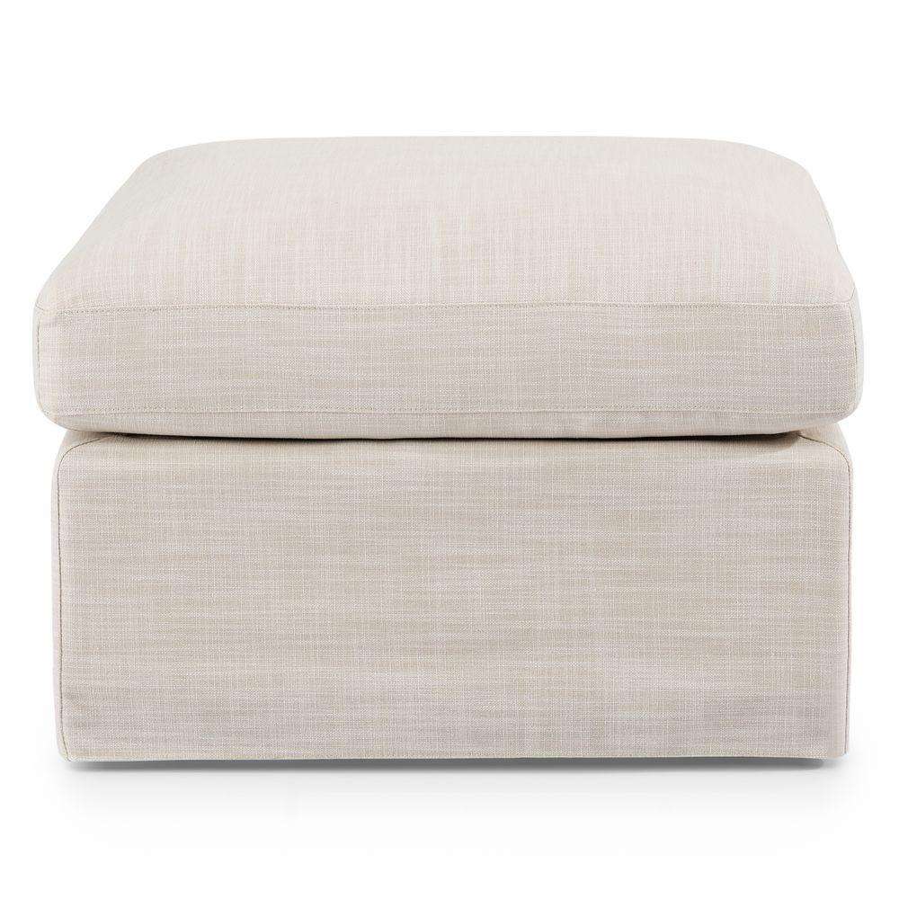 Birkshire Ottoman - Off White-abc