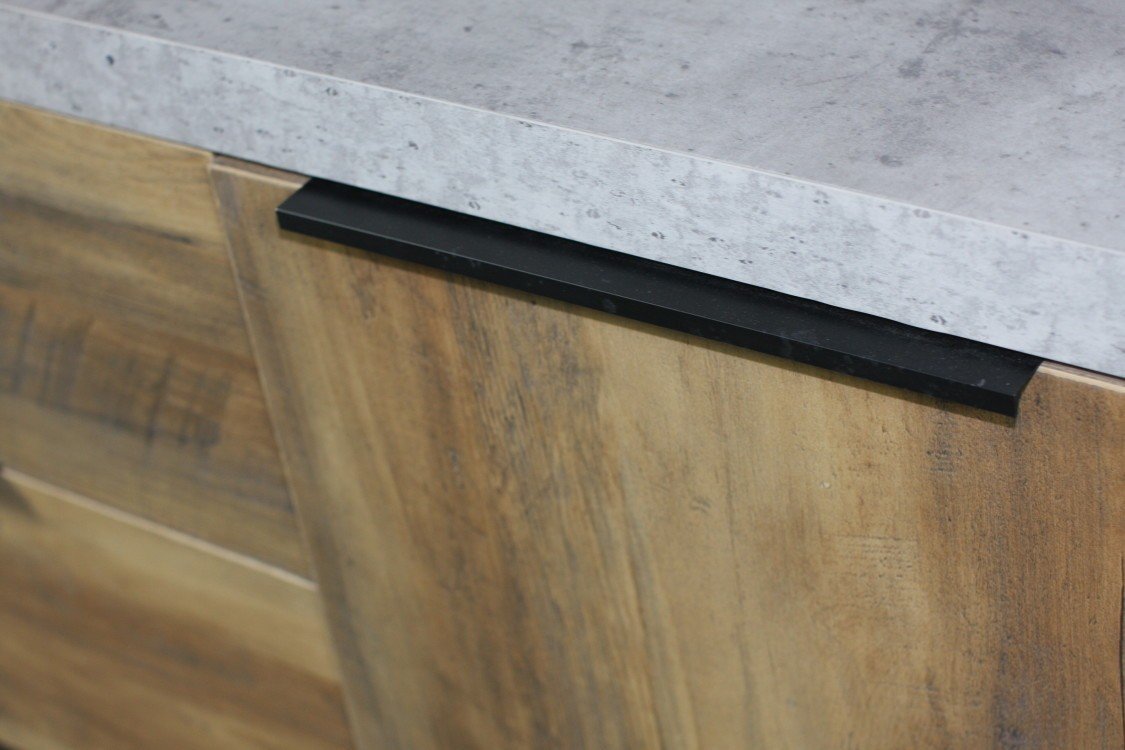 Atlanta Wood/Concrete Look Sideboard - Natural-abc