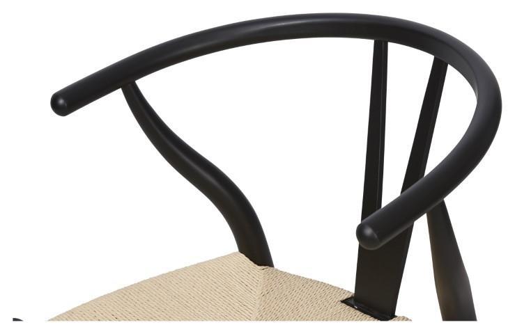 Wishbone Beechwood Chair - Black-abc