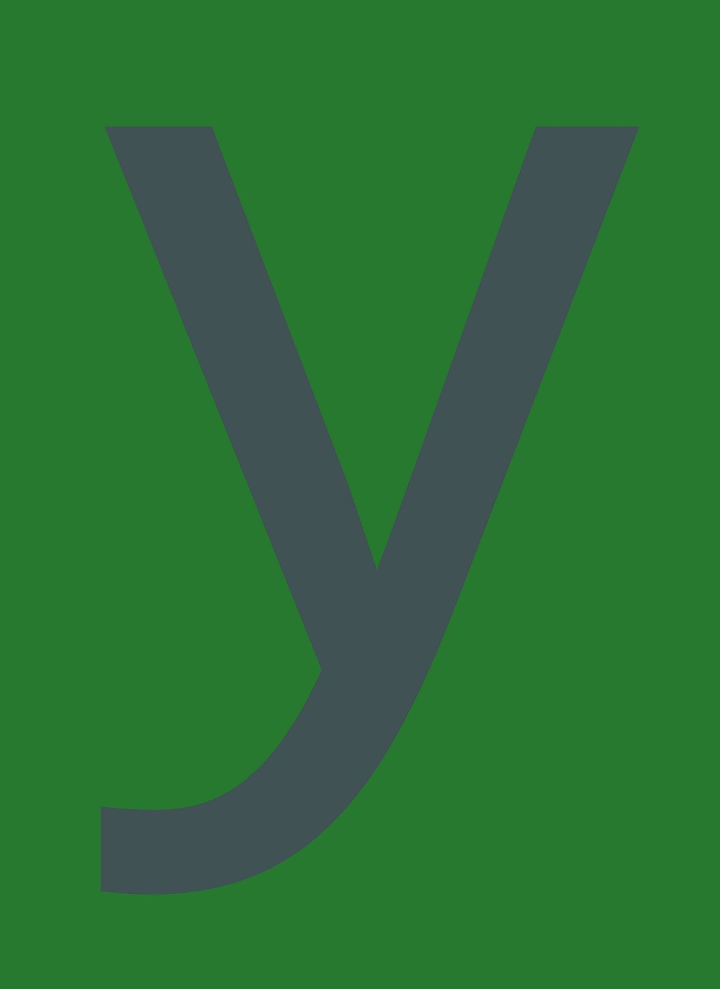 Poster Capital Y 70 x 100 cm-abc