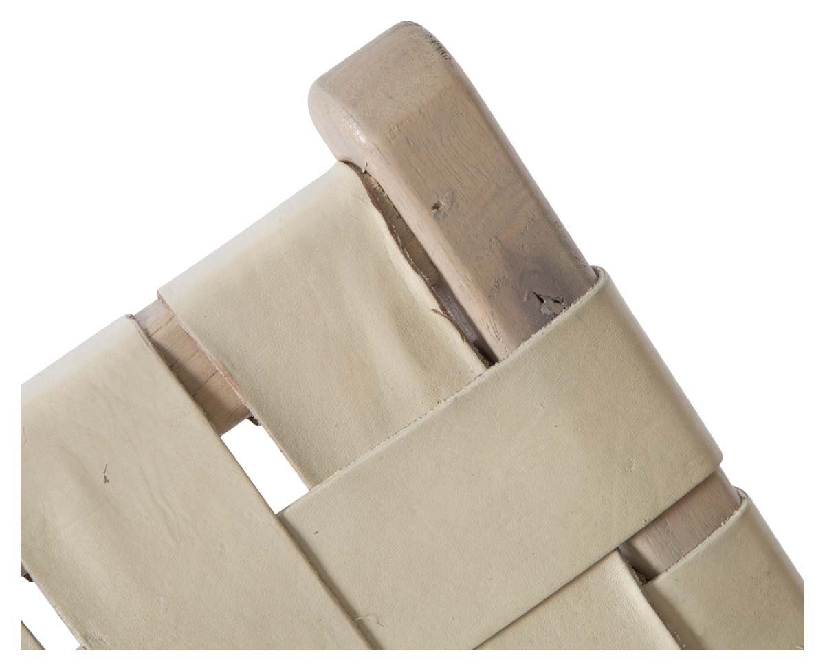 Numadu Leather Weave Dining Chair with Wooden Legs-abc