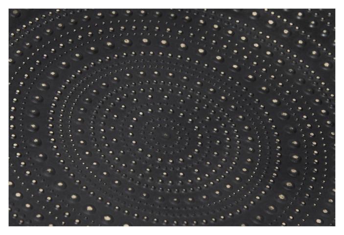 Jamala Dot Decor Tray Medium - Black-abc
