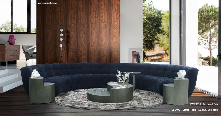 Vicenza Sofa - Navy-abc