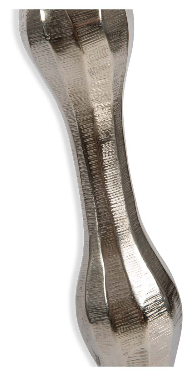 Large Aluminium Chisel Side Table Knock Down-abc