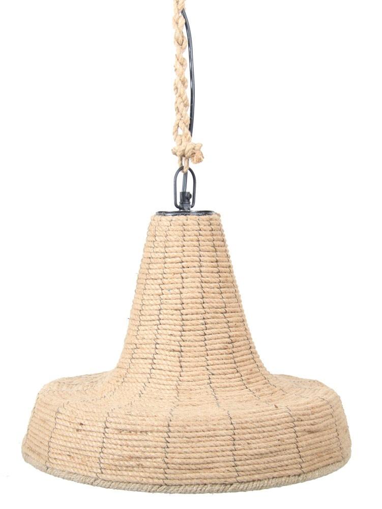Natural Jute/Iron Hanging Light-abc