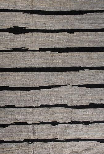Rug stripe Leather & Cotton-abc