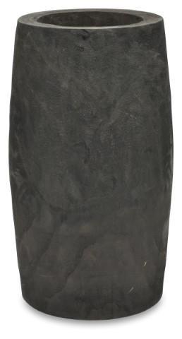 Jayapura Large Wood Stool - Black-abc