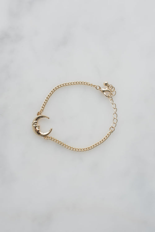Moon Charm Bracelet p&s