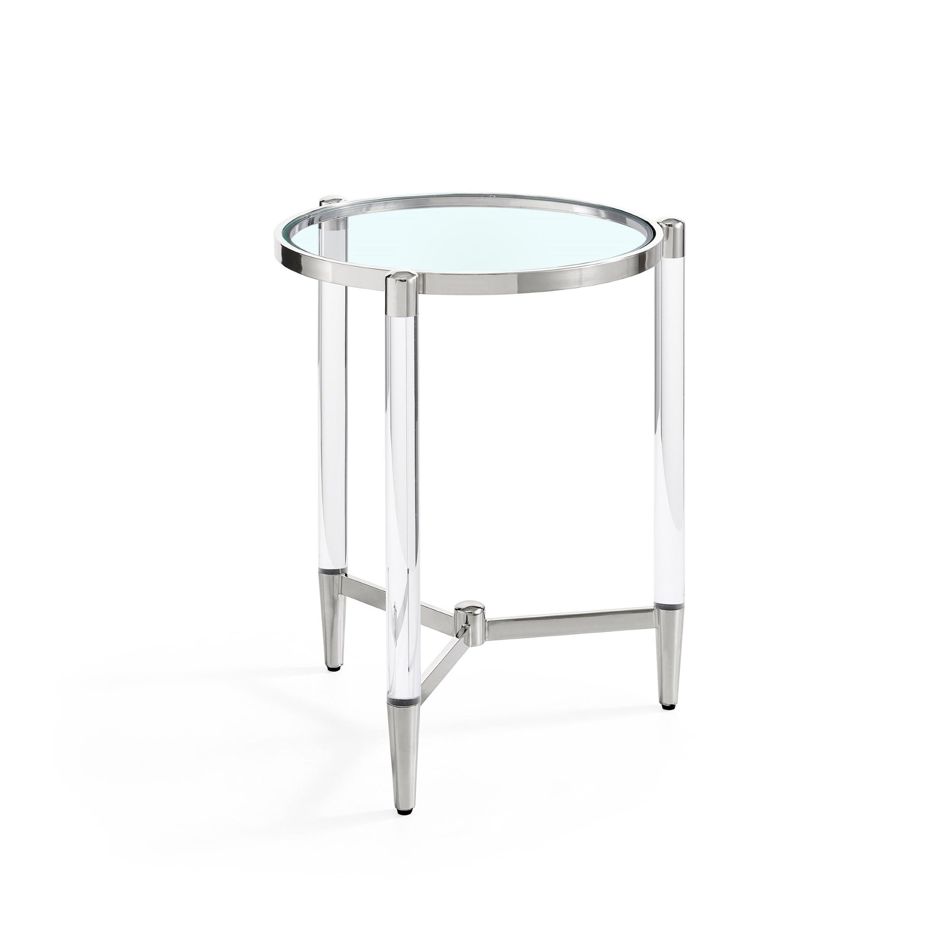 Floating Side Table Silver-abc