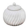 Marble Carved Jar Lge-abc
