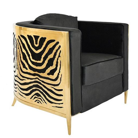 Verona Chair - Black Velvet-abc