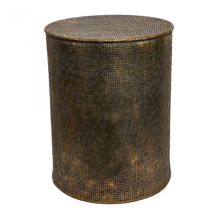 Nada Drum Table Gold Antique-abc