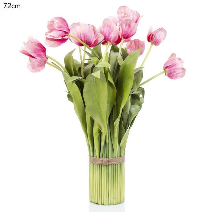 Tulip Bundle 72cm - Pink-abc