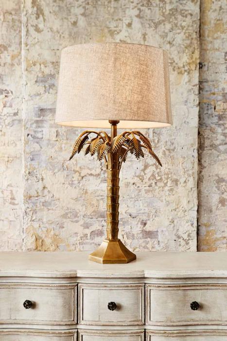 Rosebay table lamp antique brass-abc