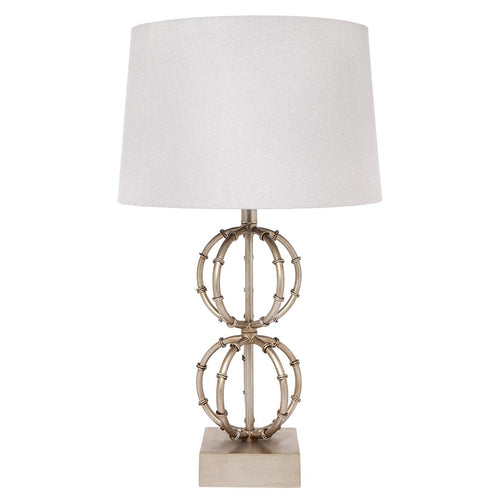 Lela Table Lamp - Antique Silver-abc