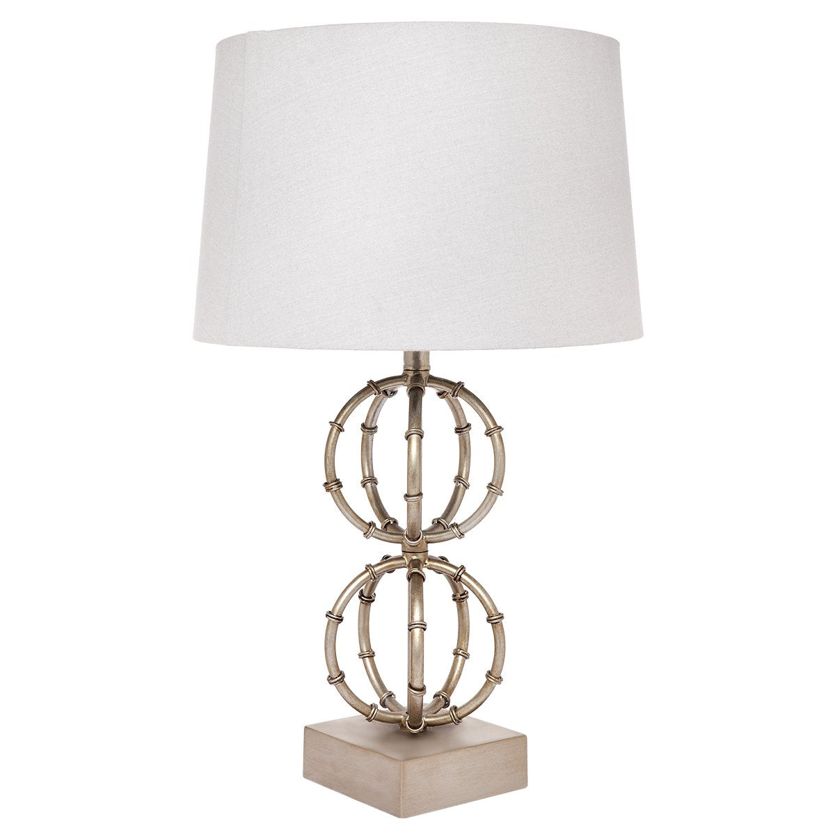 Lela Table Lamp - Antique Silver-abc