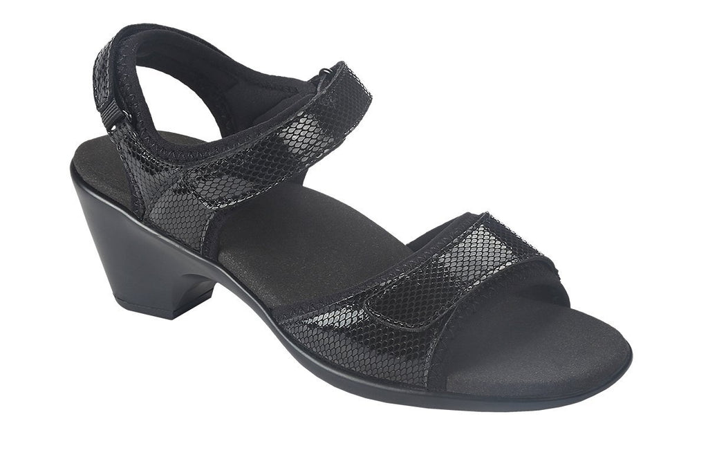 Camille - Black 2" Heel Sandals-abc