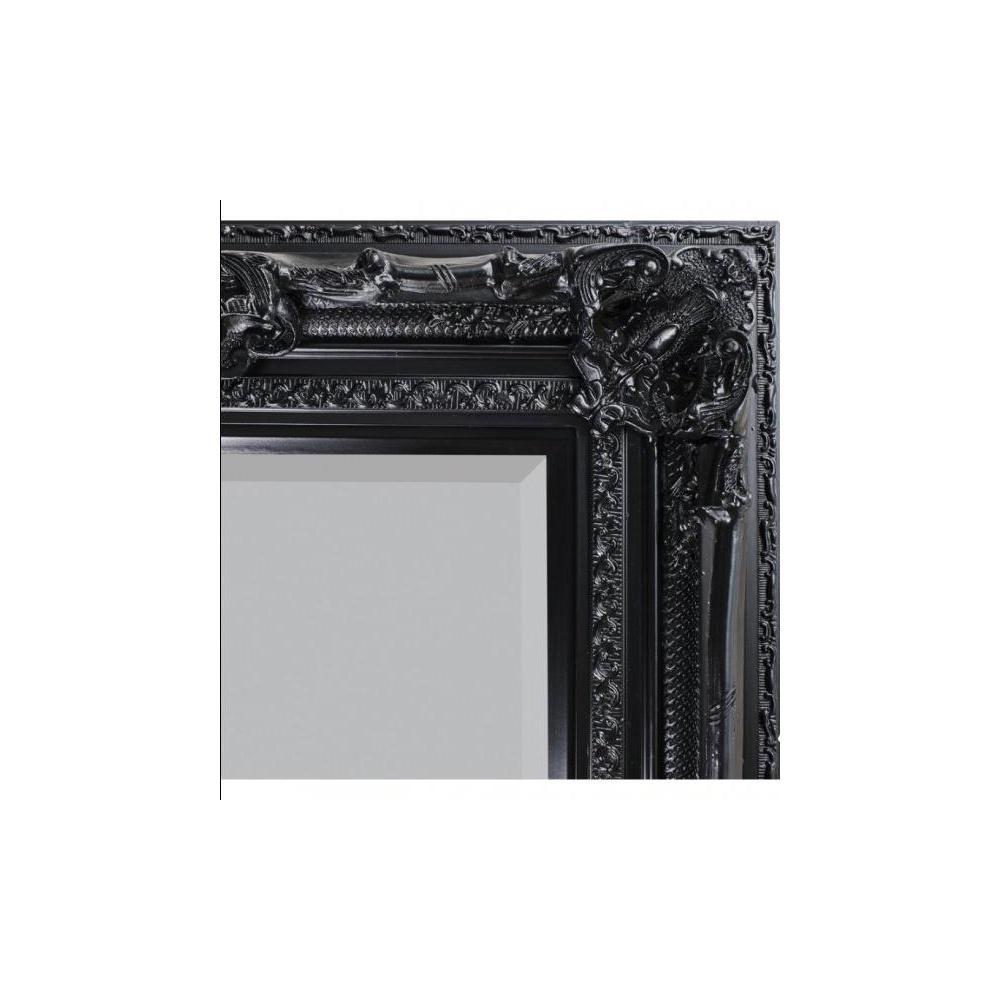 Venice Leaner Mirror Black 1845x990mm-abc