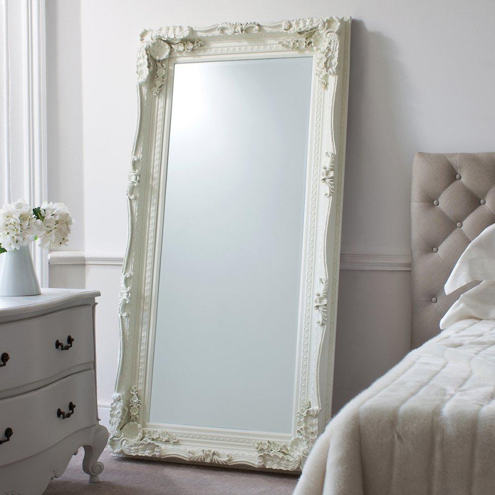 Carved Alexandre Leaner Mirror Cream 1755x895mm-abc