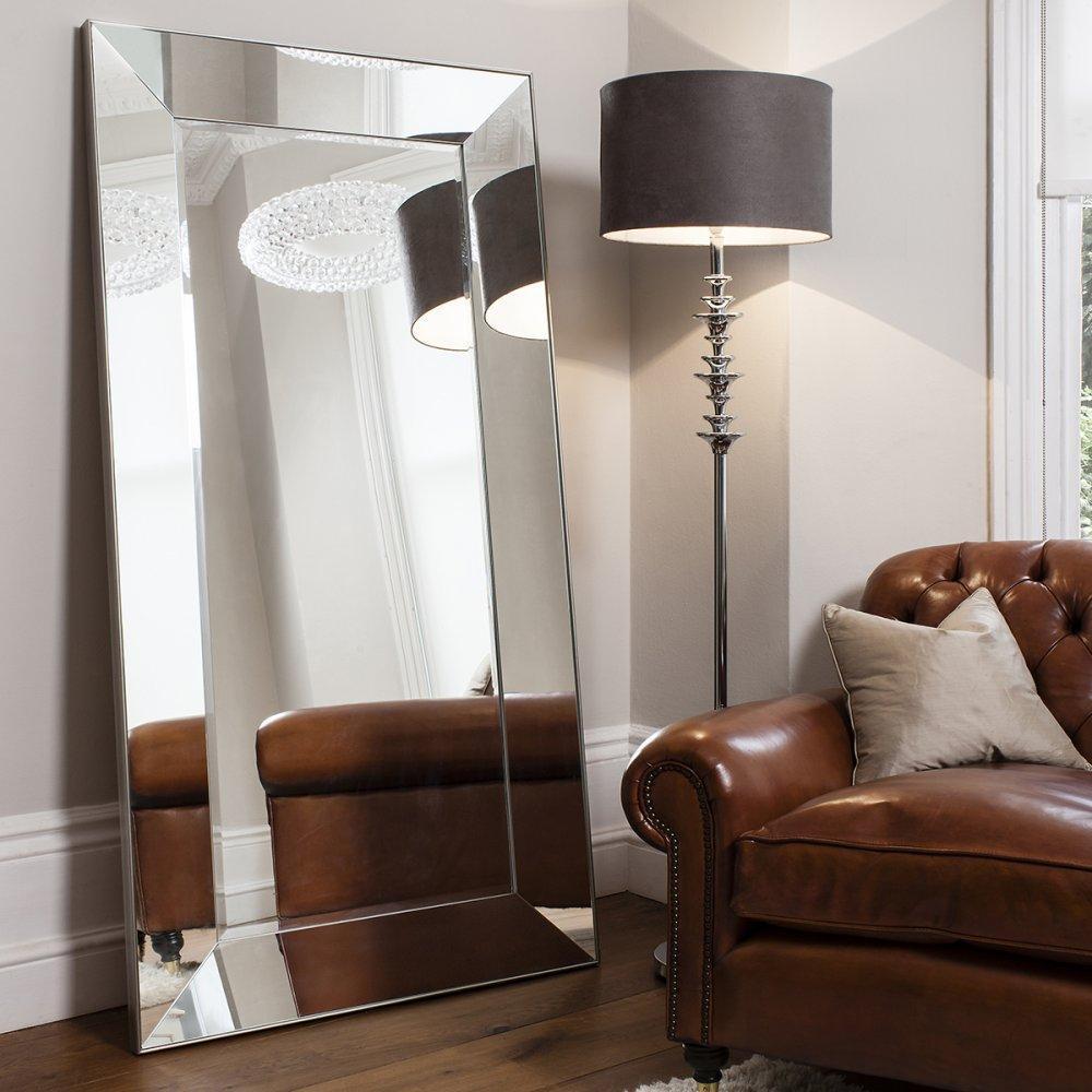 Valera Mirrored Frame Leaner Mirror W915 x H1830mm-abc