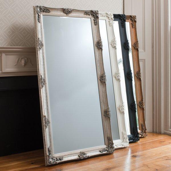 Abadan Leaner Mirror Silver 1650x795mm-abc