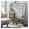 Lanus Rectangle Mirror Pewter Finish 775x975mm-abc