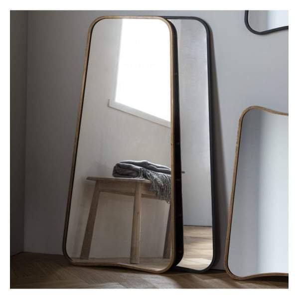 Kaili Gold Leaner Mirror 585x1220mm-abc