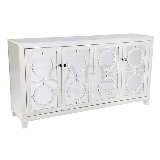 Stockton 4 Door Buffet - White-abc