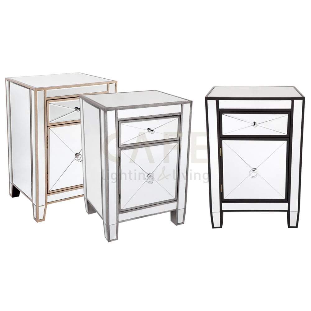 Apolo Bedside Table - Black-abc