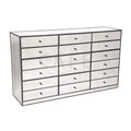 Brentwood Black Satin 12 Drawer Chest-abc