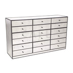 Brentwood Black Satin 12 Drawer Chest-abc