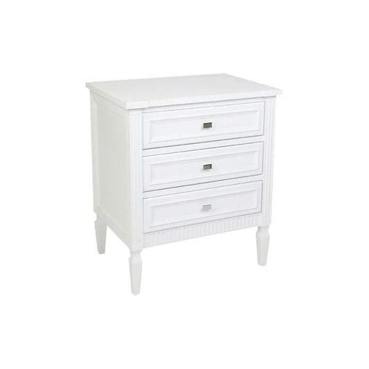 Merci Bedside Table - Large White-abc